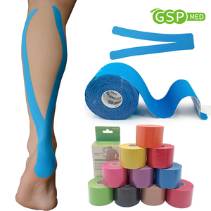 GSPMED Wholesale Custom Logo Printed KT Sports Tape Free Samples For Athletic Use Sample Support