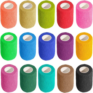 Self-Adhesive Athletic Sports Tape Bandage Wrap Breathable Waterproof Elastic Non-Woven Non-Stick Bandage Tape 5cm 10cm