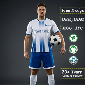 Custom New Design Soccer Shirts Wholesale Football Jersey Set