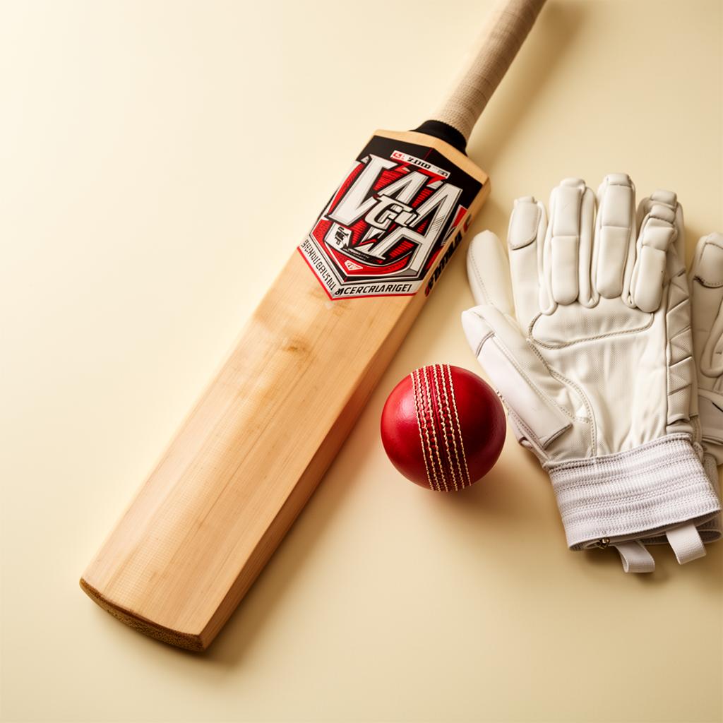 English willow cricket bats and alum-tanned leather match balls