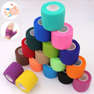 YONGYU Factory Outlet Breathable Roll Self-Adhesive Hockey Grip Athletic Kinesiology Sports Tape Self Adhesive Elastic Bandage
